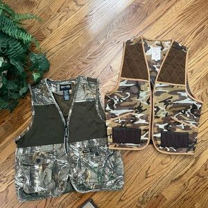 Vintage Camo Utility Vest Bundle of 2